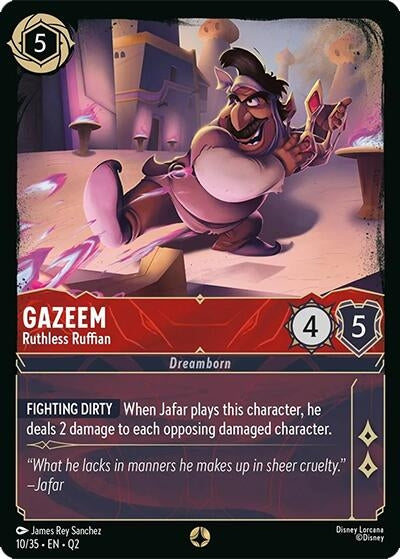 Image for Gazeem - Ruthless Ruffian (10/35) [Illumineer's Quest: Palace Heist] - Disney Lorcana