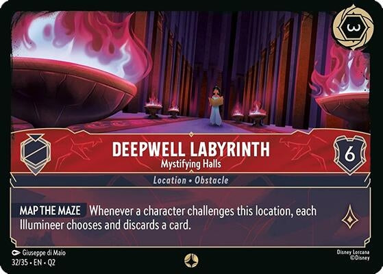 Image for Deepwell Labyrinth - Mystifying Halls (32/35) [Illumineer's Quest: Palace Heist] - Disney Lorcana