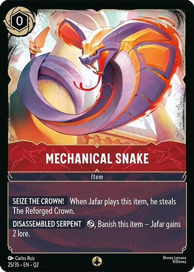Image for Mechanical Snake (25/35) [Illumineer's Quest: Palace Heist] - Disney Lorcana