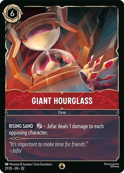 Image for Giant Hourglass (27/35) [Illumineer's Quest: Palace Heist] - Disney Lorcana