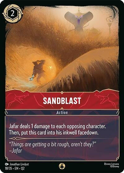Image for Sandblast (18/35) [Illumineer's Quest: Palace Heist] - Disney Lorcana