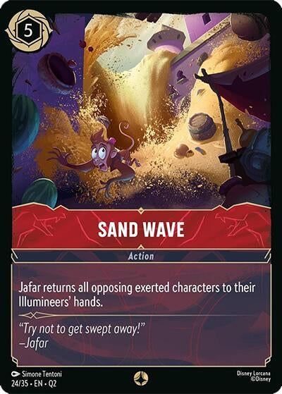 Image for Sand Wave (24/35) [Illumineer's Quest: Palace Heist] - Disney Lorcana