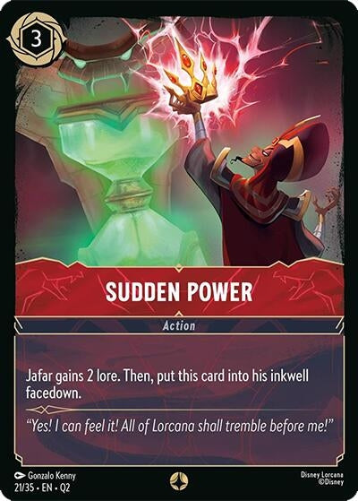 Image for Sudden Power (21/35) [Illumineer's Quest: Palace Heist] - Disney Lorcana