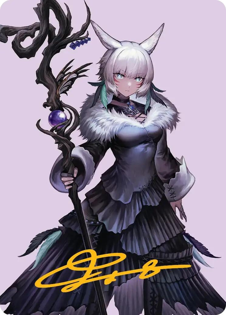 Y'shtola, Night's Blessed Art Card (53) (Gold-Stamped Signature) (53) (AAFIN)