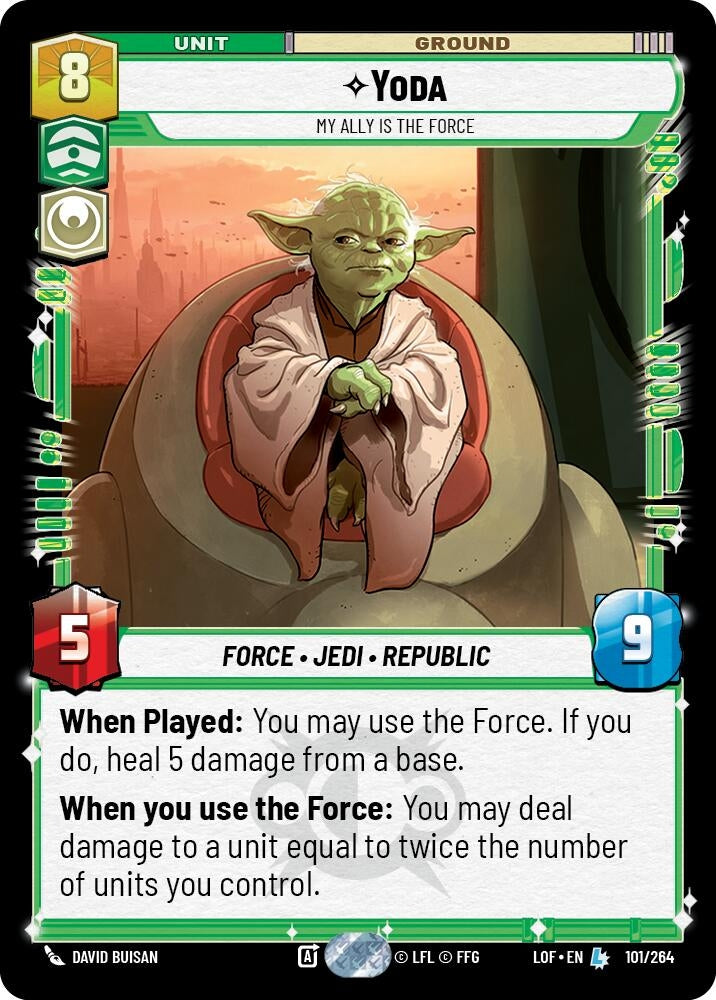Yoda - My Ally is the Force (101/264) (LOF)