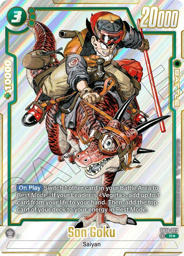 Son Goku - SB01-023 (Alternate Art) (SB01-023) (Manga Booster 01) (SB01)