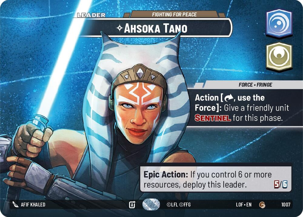 Ahsoka Tano - Fighting For Peace (Showcase) (1007) (LOF)