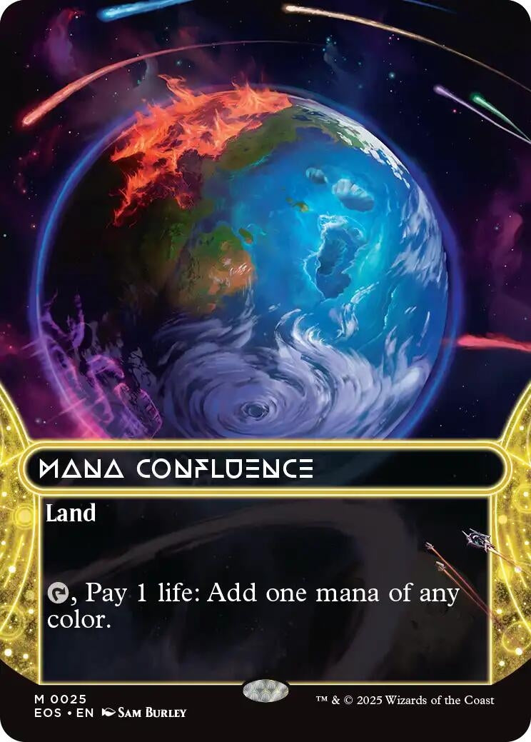 Mana Confluence (0025) (Borderless) (25) (Edge of Eternities: Stellar Sights)