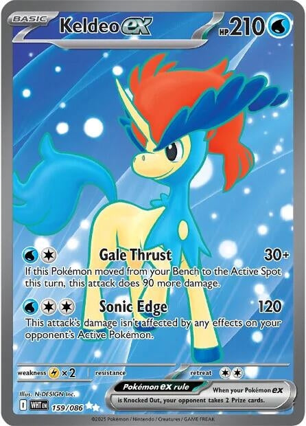 Keldeo ex (159/086) (WHT)