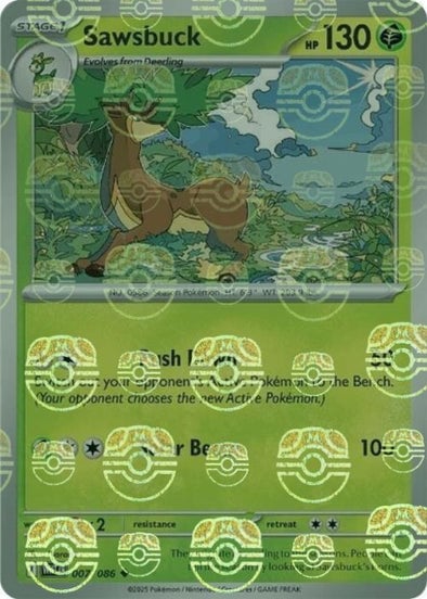 Sawsbuck (Master Ball Pattern)