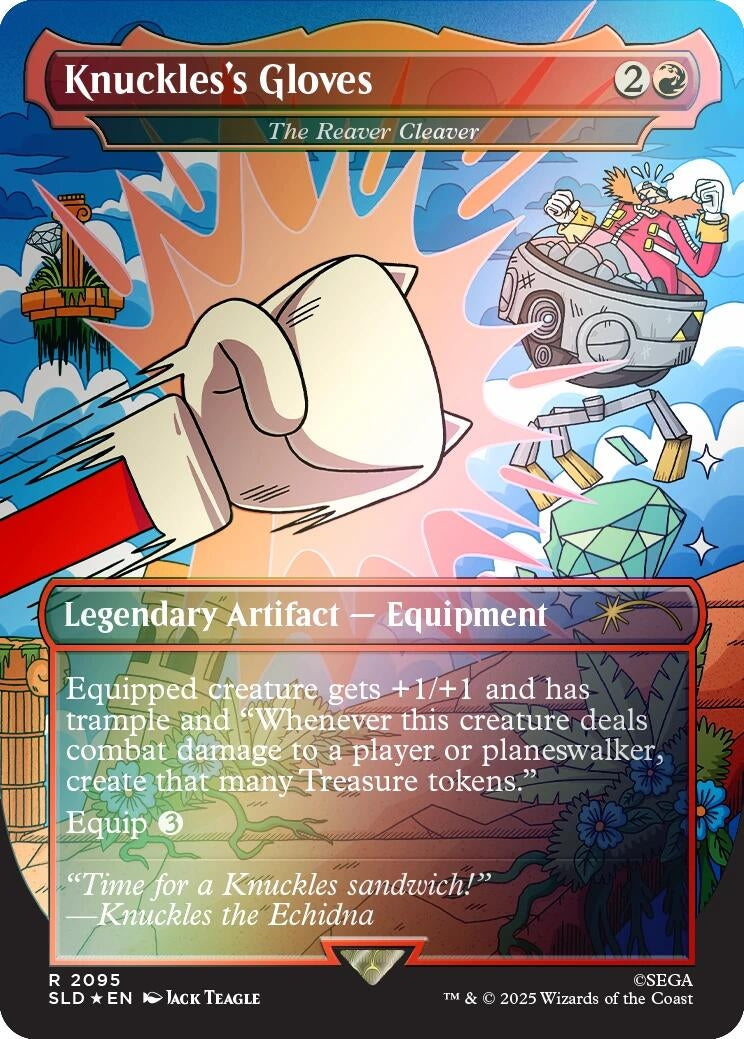 Knuckles's Gloves - The Reaver Cleaver (Rainbow Foil) (2095) (SLD)