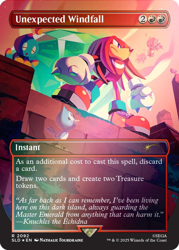 Unexpected Windfall (2092) (Rainbow Foil)