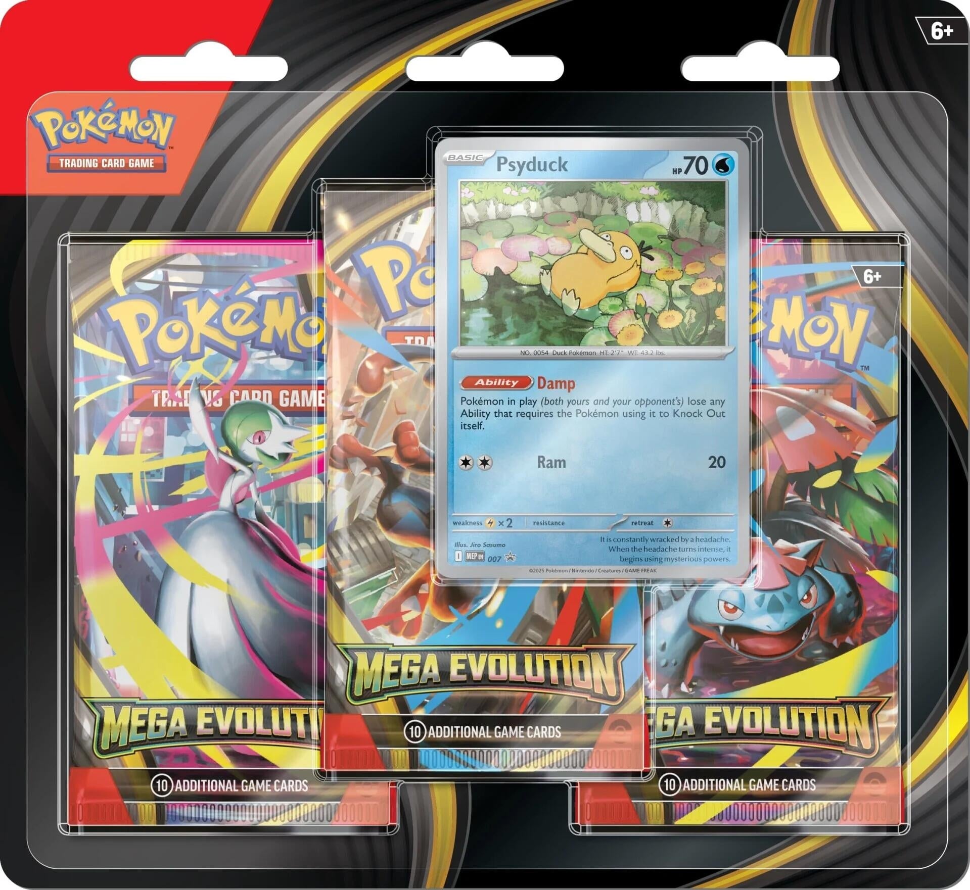 Image for Mega Evolution 3 Pack Blister [Psyduck] - Pokemon