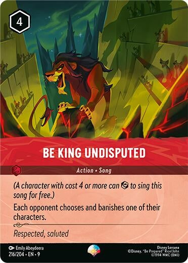 Be King Undisputed (Epic) (216/204) (Fabled) (9)