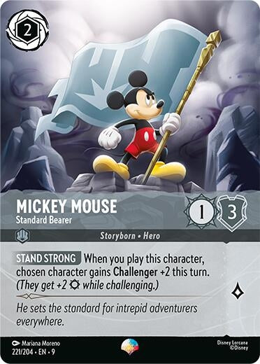 Mickey Mouse - Standard Bearer (Epic) (221/204) (Fabled) (9)