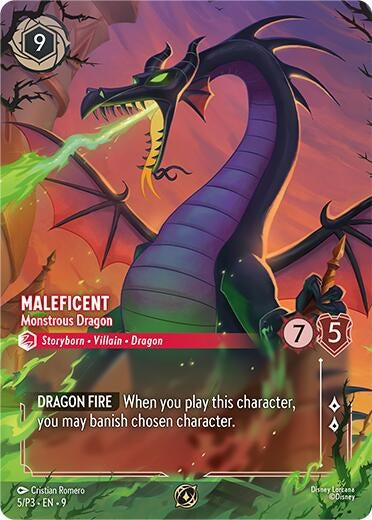 Maleficent - Monstrous Dragon (Store Championship) (5) (DLPC)