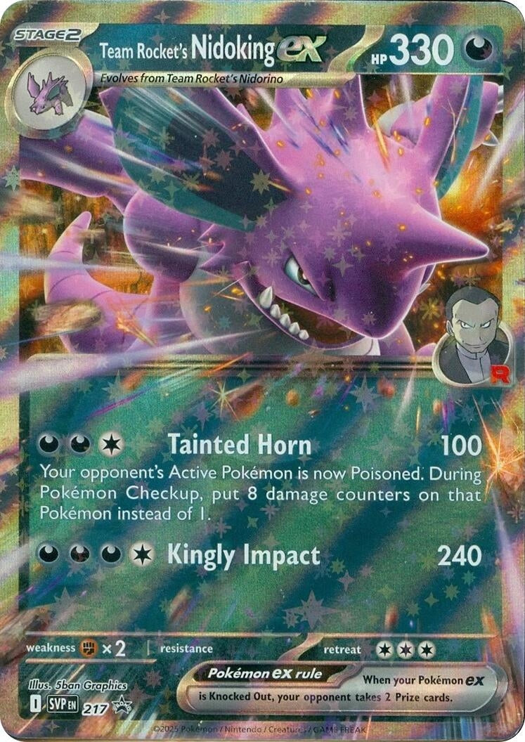 Team Rocket's Nidoking ex - 217 (217) (SV: Scarlet & Violet Promo Cards) (SVP)