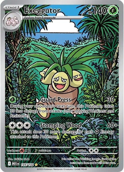 Exeggutor (135/132) (ME01: Mega Evolution) (MEG)