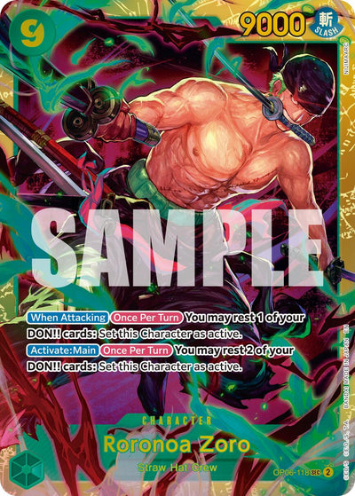 Roronoa Zoro - OP06-118 (Reprint)