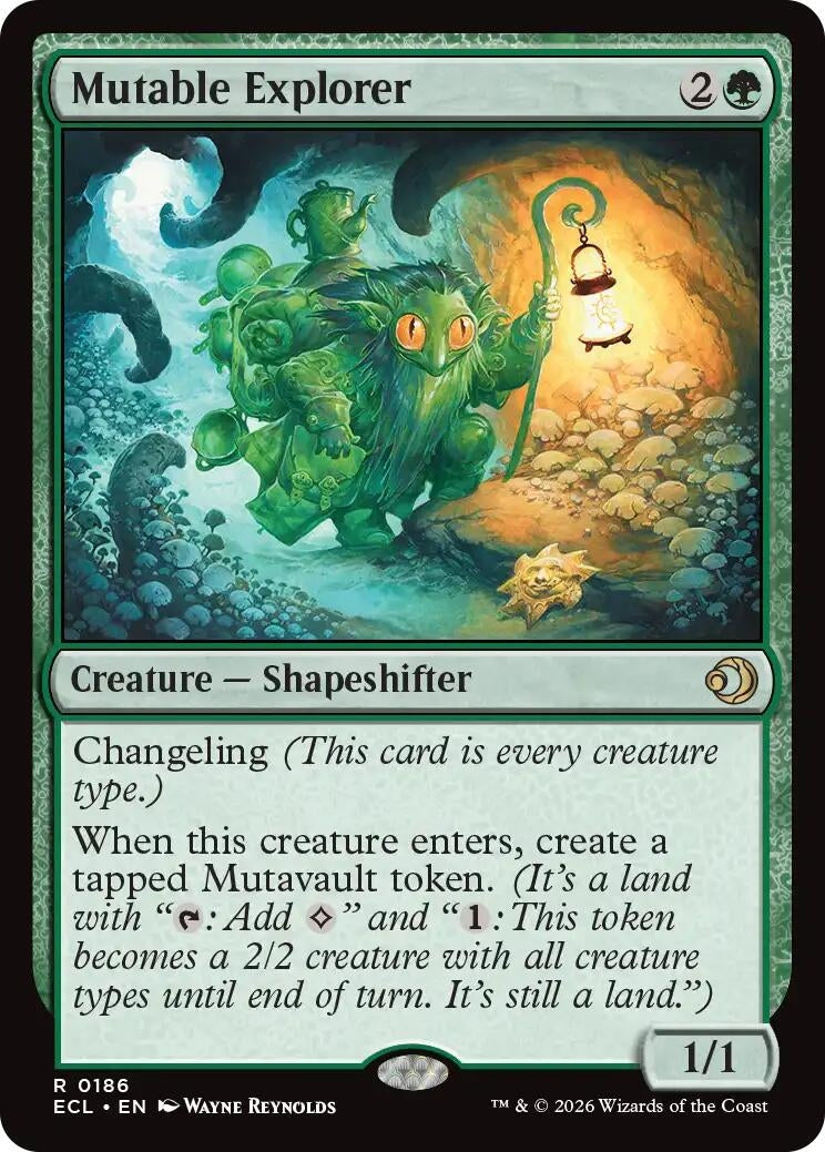 Image for Mutable Explorer (186) (Lorwyn Eclipsed) - Magic: The Gathering