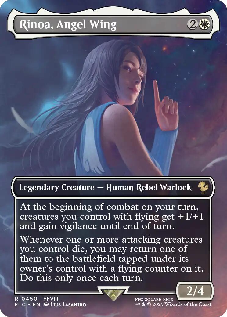 Rinoa, Angel Wing (Borderless)