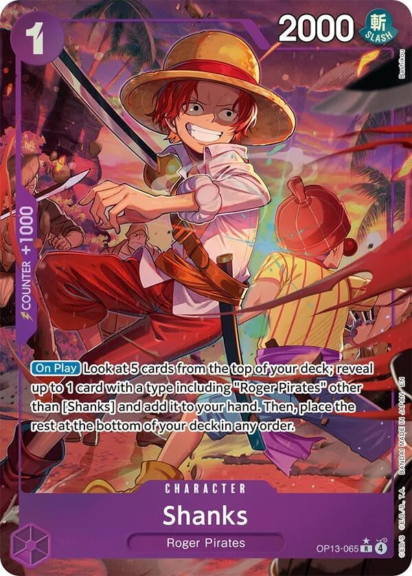 Shanks (065) (Alternate Art) (OP13-065) (OP13)