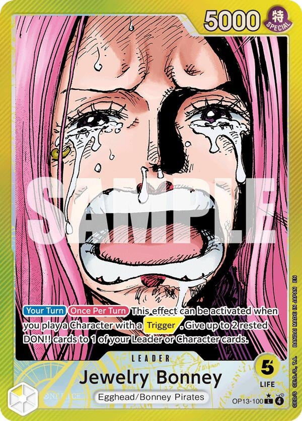 Jewelry Bonney (100) (Alternate Art) (OP13-100) (OP13)
