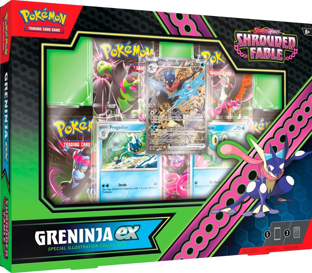 Pokemon: Scarlet & Violet - Shrouded Fable - Greninja ex Special Illustration Collection