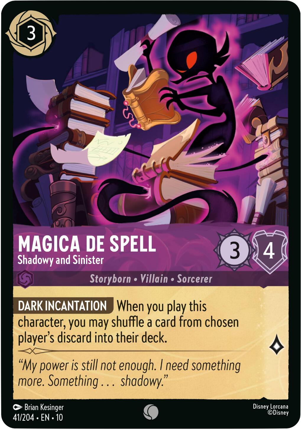 Magica De Spell - Shadowy and Sinister