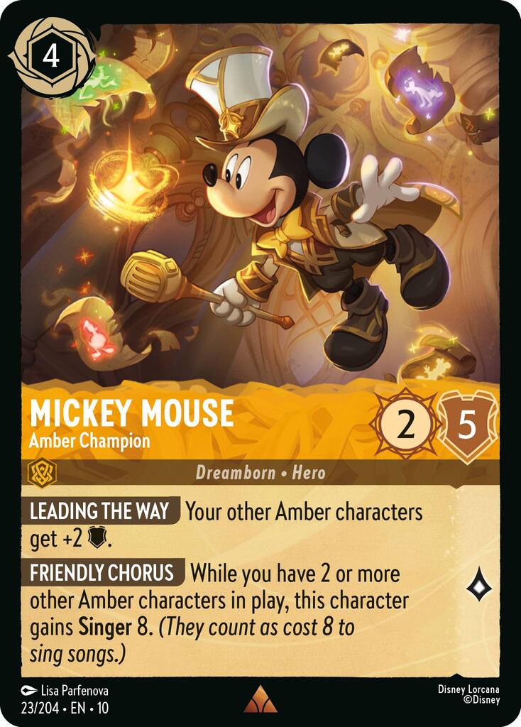 Mickey Mouse - Amber Champion