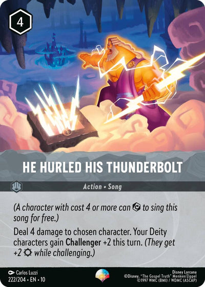He Hurled His Thunderbolt (Epic)