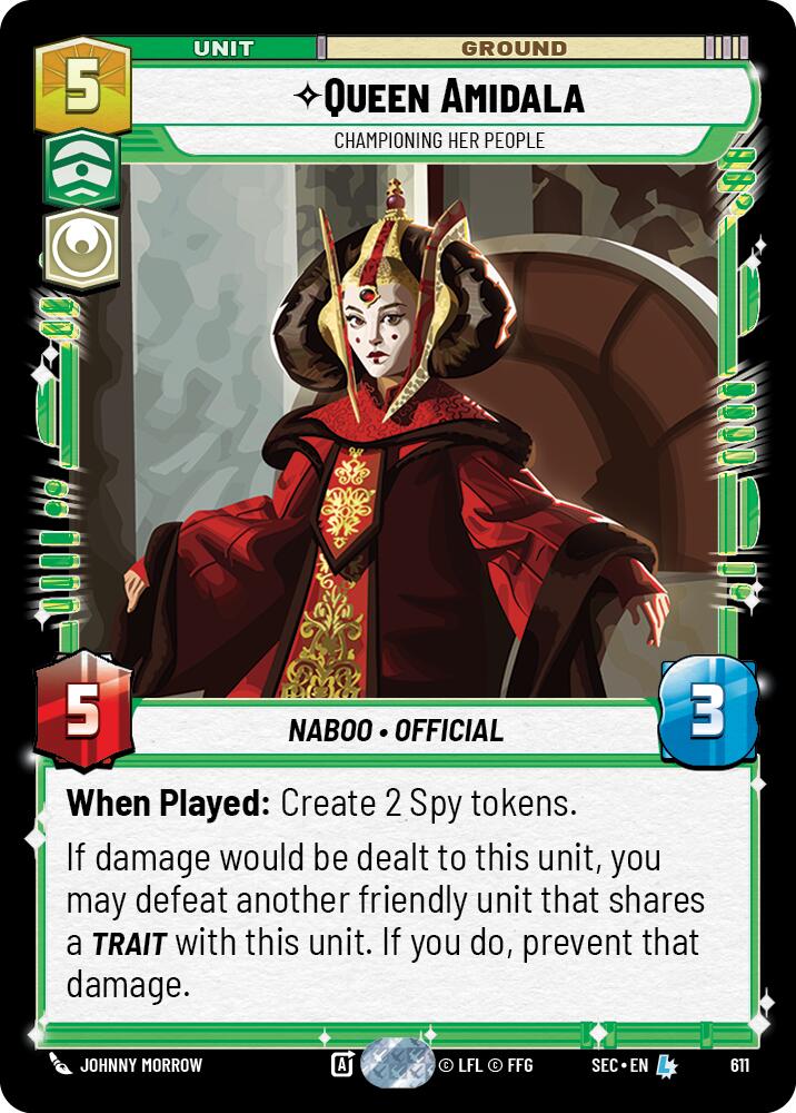 Queen Amidala - Championing Her People (Foil)