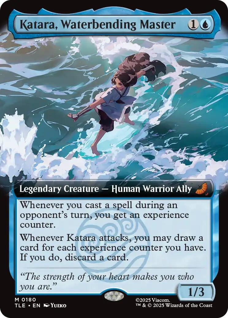 Katara, Waterbending Master (Extended Art) (180) (TLE)