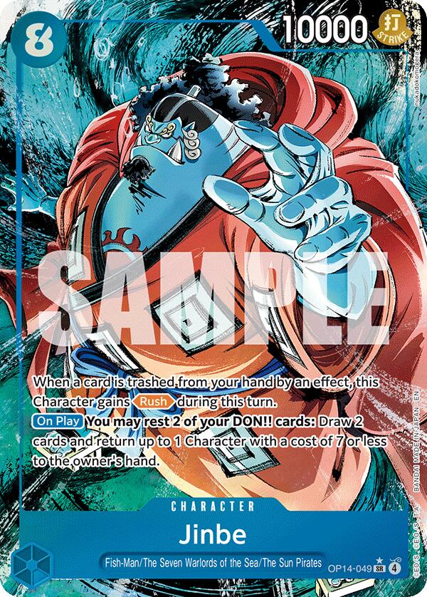 Jinbe - OP14-049 (Alternate Art)