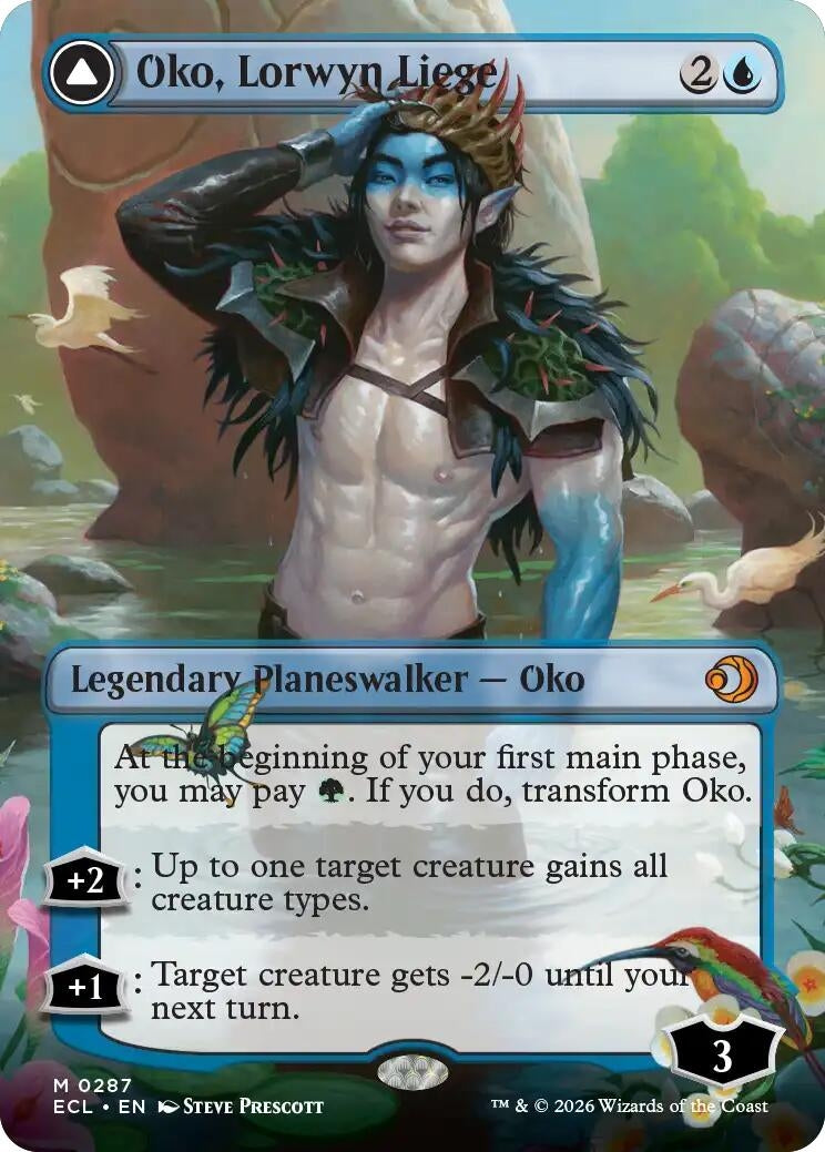Image for Oko, Lorwyn Liege (Borderless) (287) (Lorwyn Eclipsed) - Magic: The Gathering