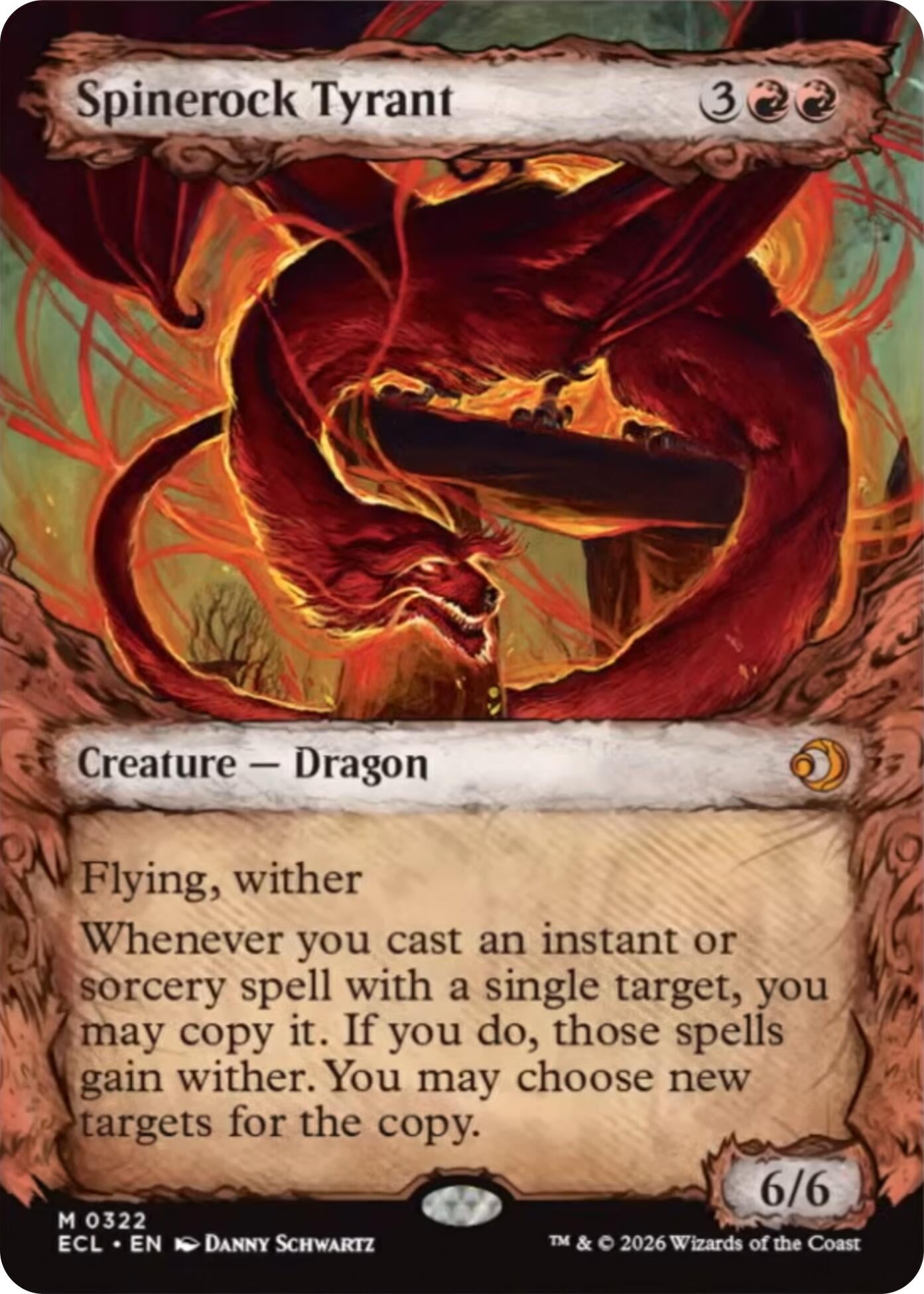 Image for Spinerock Tyrant (0322) (Showcase) (322) (Lorwyn Eclipsed) - Magic: The Gathering