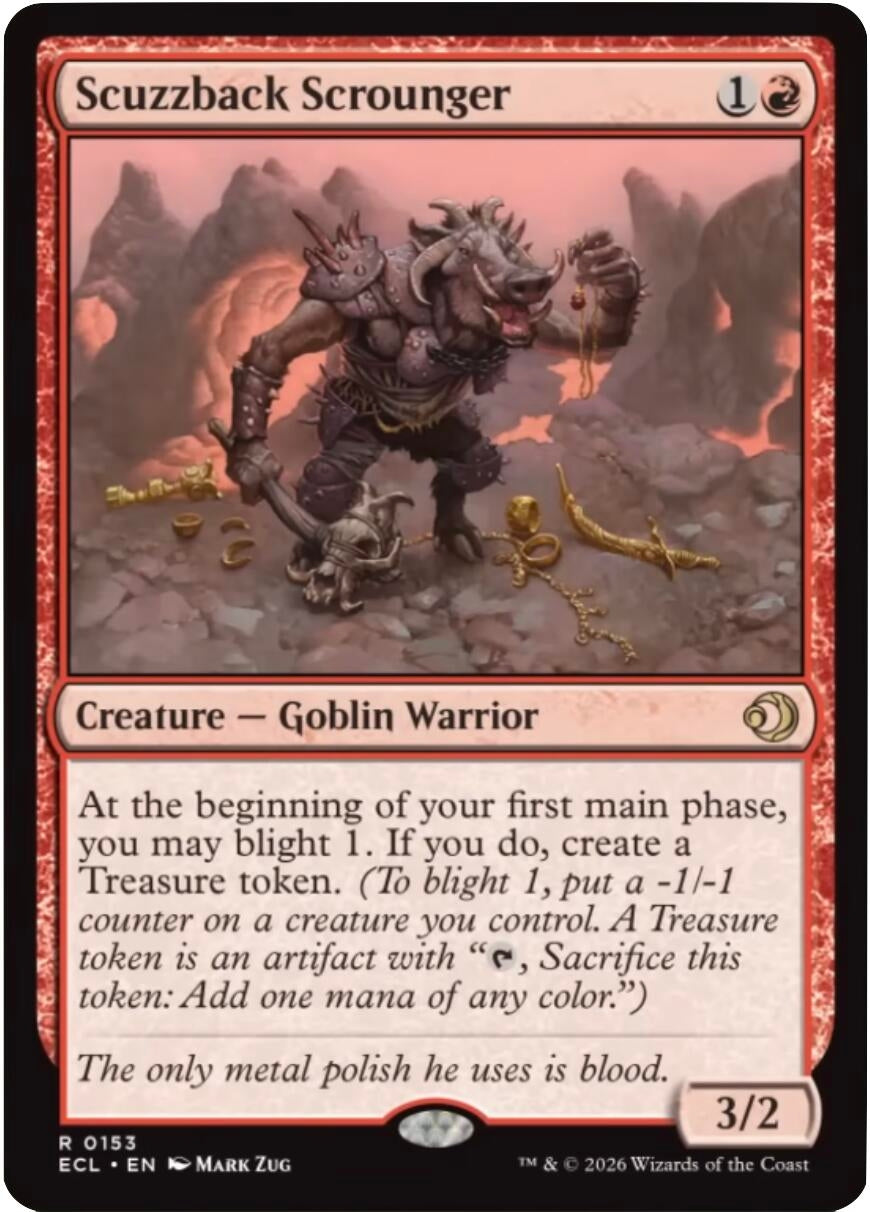 Image for Scuzzback Scrounger (153) (Lorwyn Eclipsed) - Magic: The Gathering