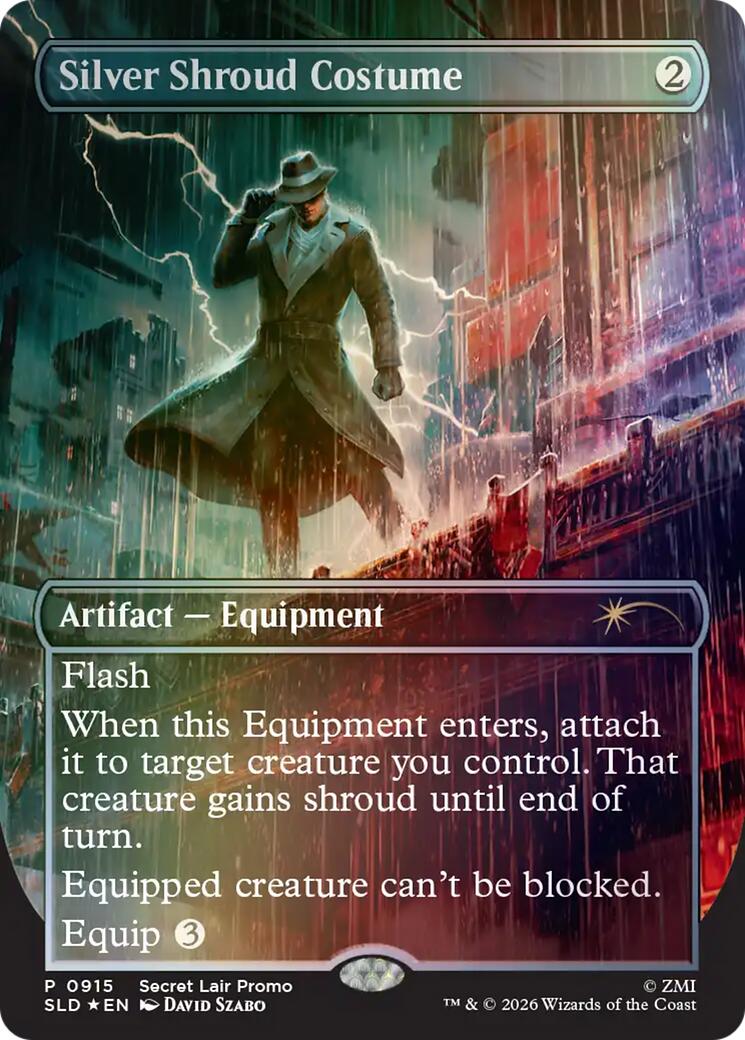 Silver Shroud Costume