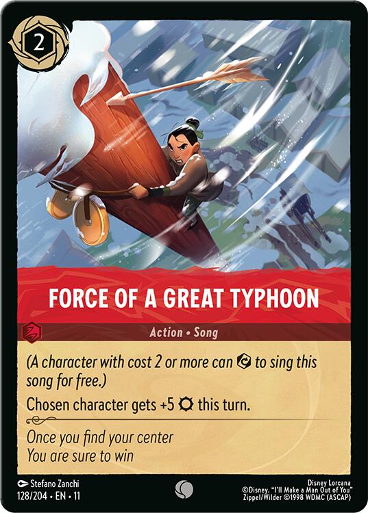 Force of a Great Typhoon