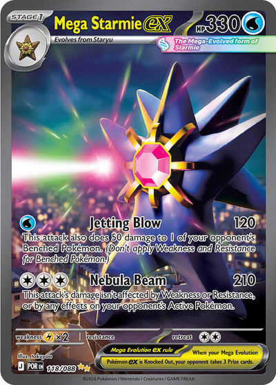 Mega Starmie ex - 118/088