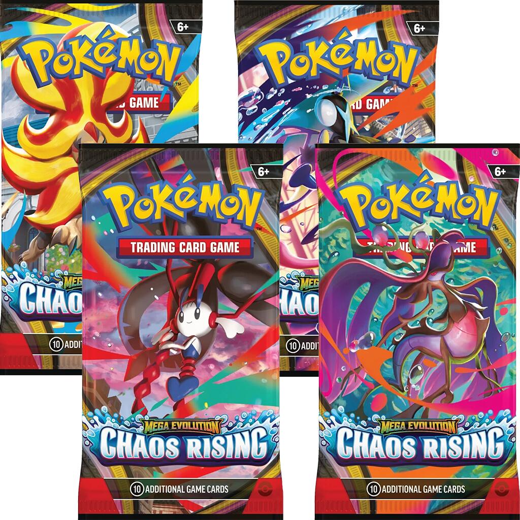 Chaos Rising Booster Pack Art Bundle [Set of 4]