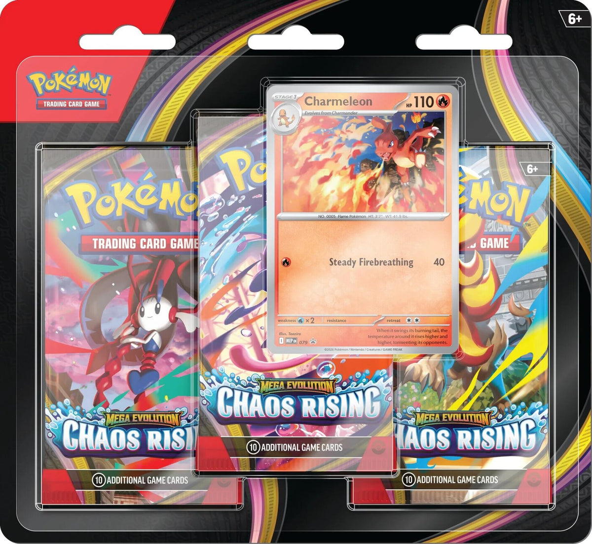 Chaos Rising 3 Pack Blister [Charmeleon]