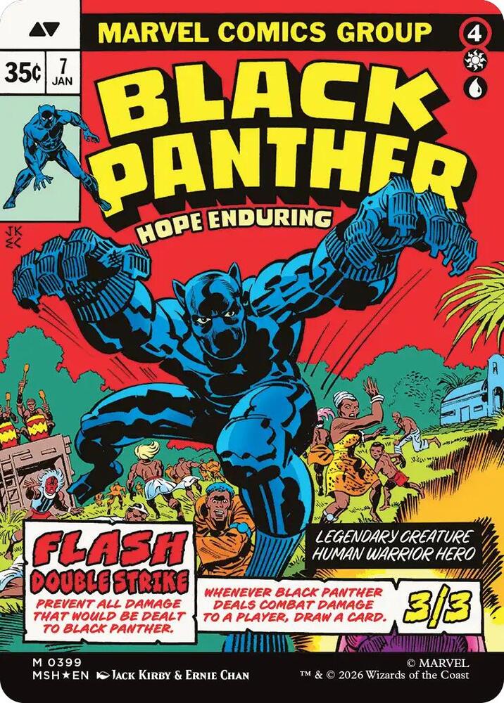 King T'Challa (Borderless) (0399) (Back)