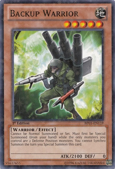 Image for Backup Warrior (Starfoil) (1159) (BP01)