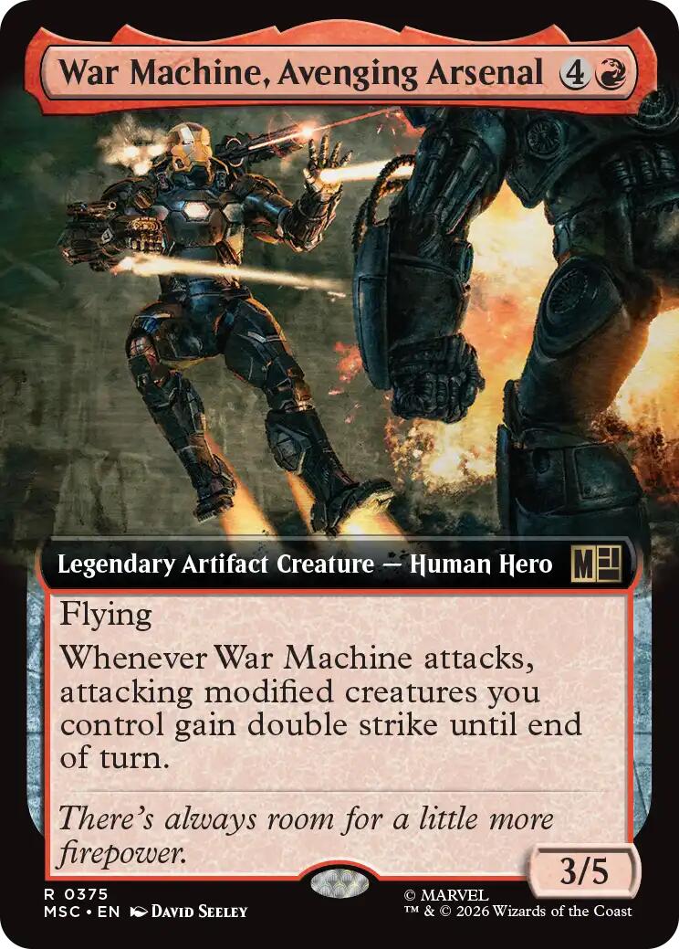 War Machine, Avenging Arsenal (Extended Art)