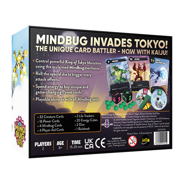 Mindbug: King of Tokyo (PREORDER)