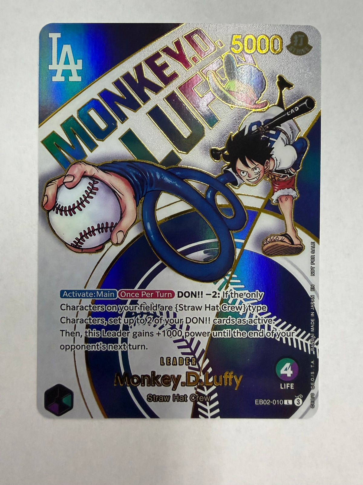 Monkey.D.Luffy (010) (Dodgers x ONE PIECE)
