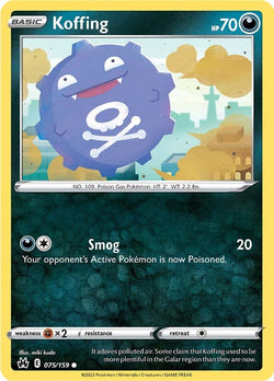 Collection of Koffing (075/159) [Sword & Shield: Crown Zenith] in a gallery layout