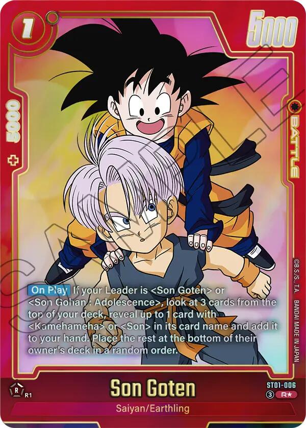 Son Goten - ST01-006 (Alternate Art)