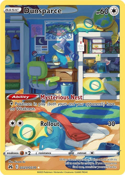 Collection of Dunsparce (GG23/GG70) [Sword & Shield: Crown Zenith] in a gallery layout